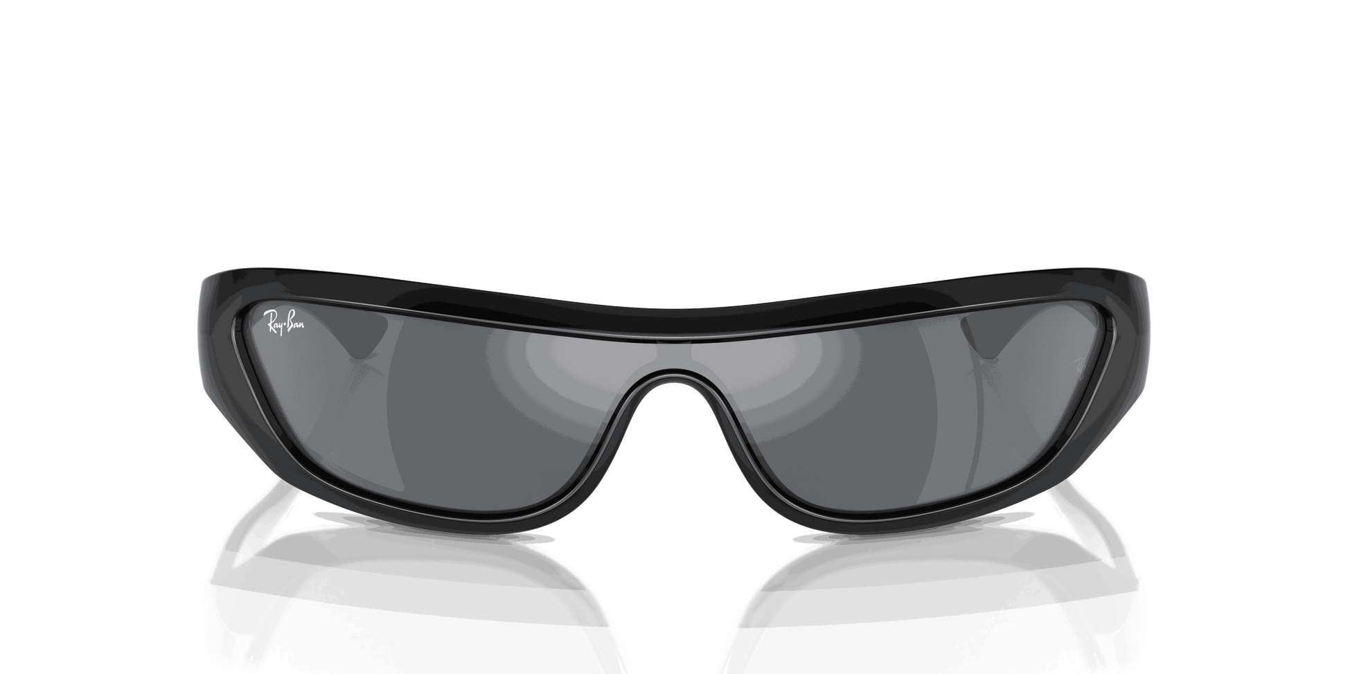 [Dark Grey Lenses, Polished Black Frame]
