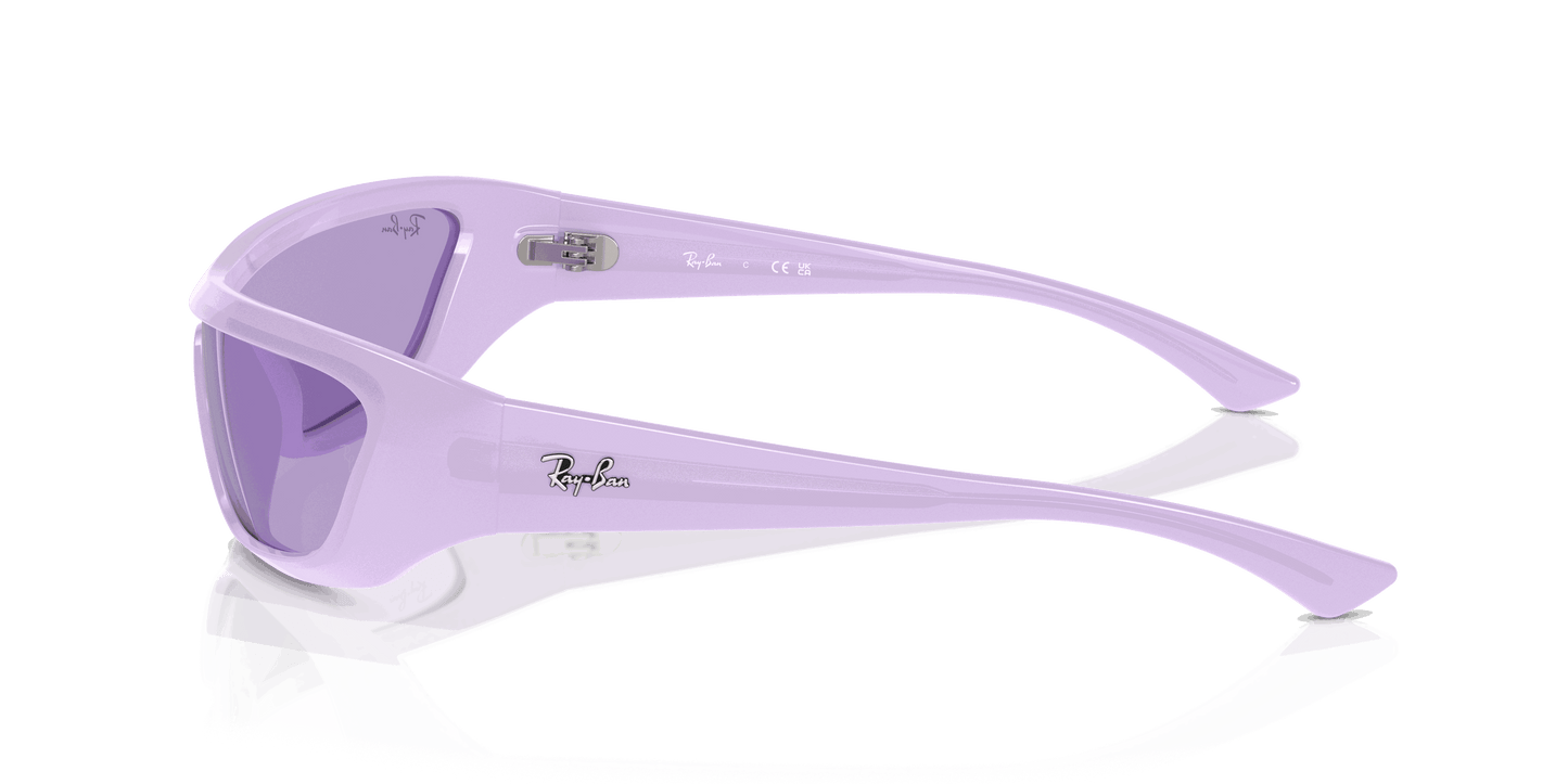 [Violet Lenses, Polished Lilac Frame]