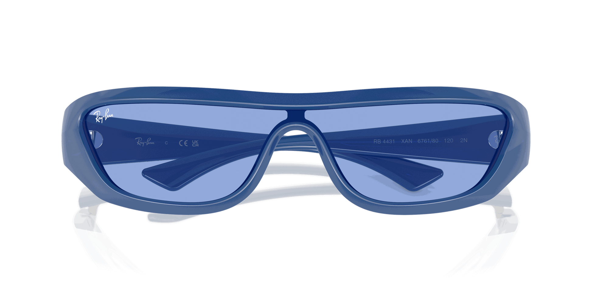 [Blue Lenses, Polished Electric Blue Frame]