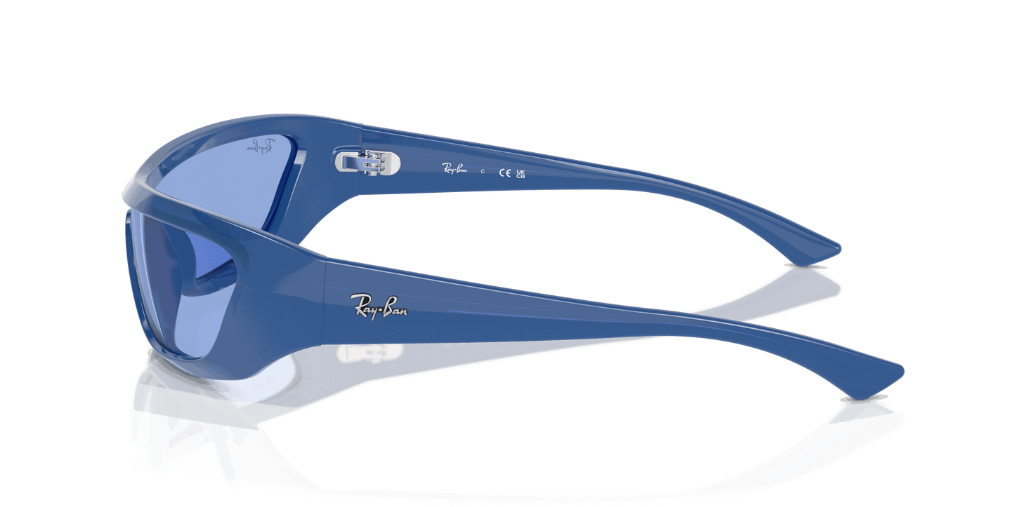 [Blue Lenses, Polished Electric Blue Frame]