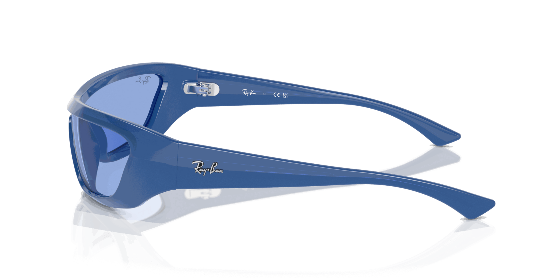 [Blue Lenses, Polished Electric Blue Frame]