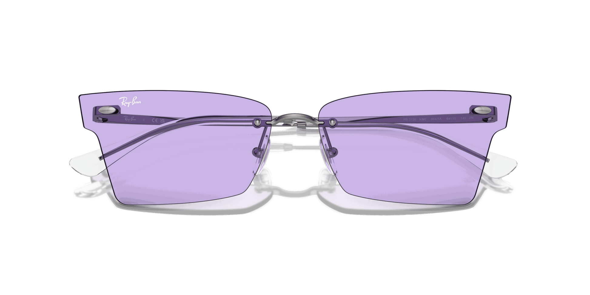 [Violet Lenses, Polished Gunmetal Frame]