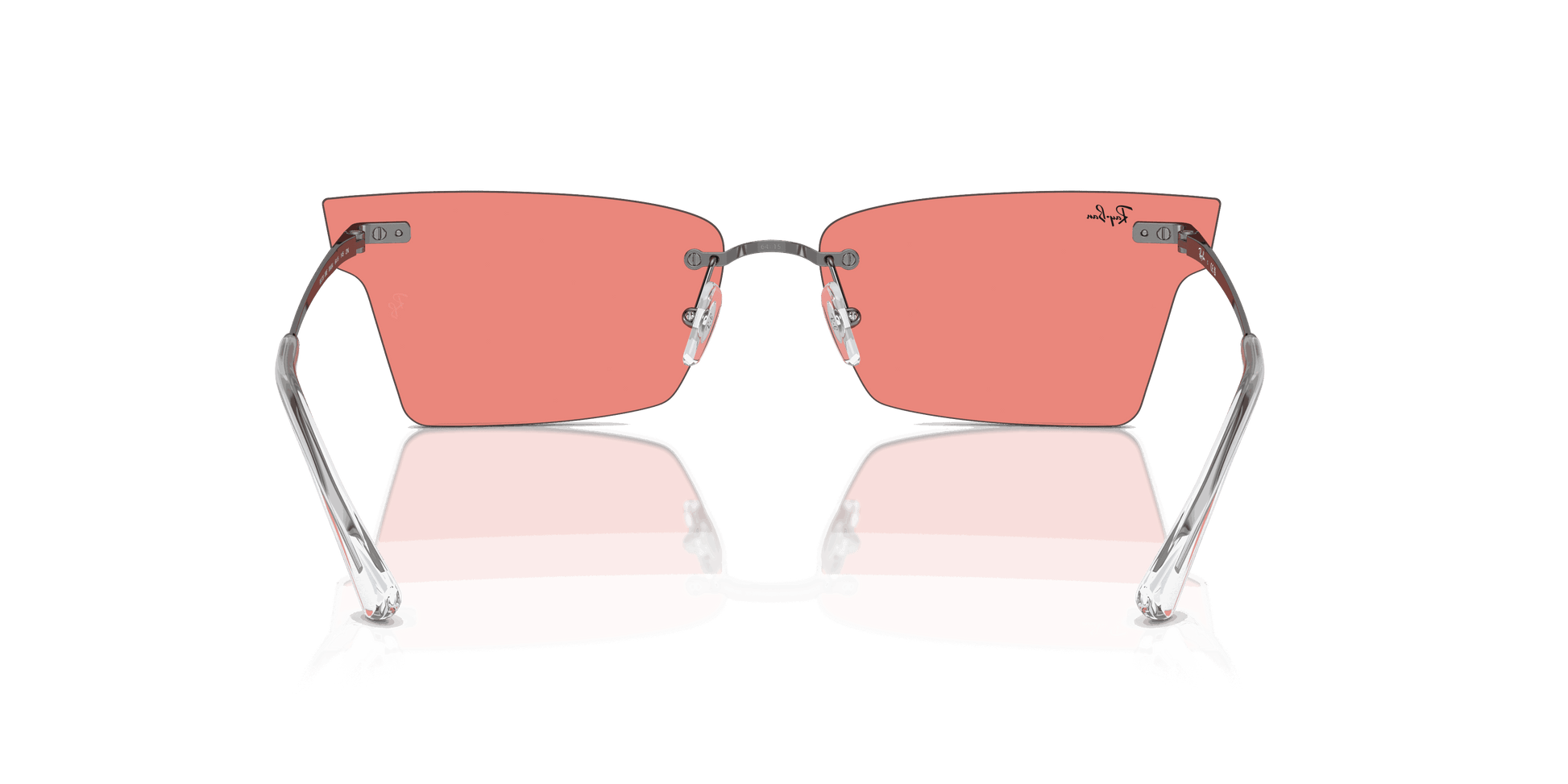 [Pink Lenses, Polished Gunmetal Frame]