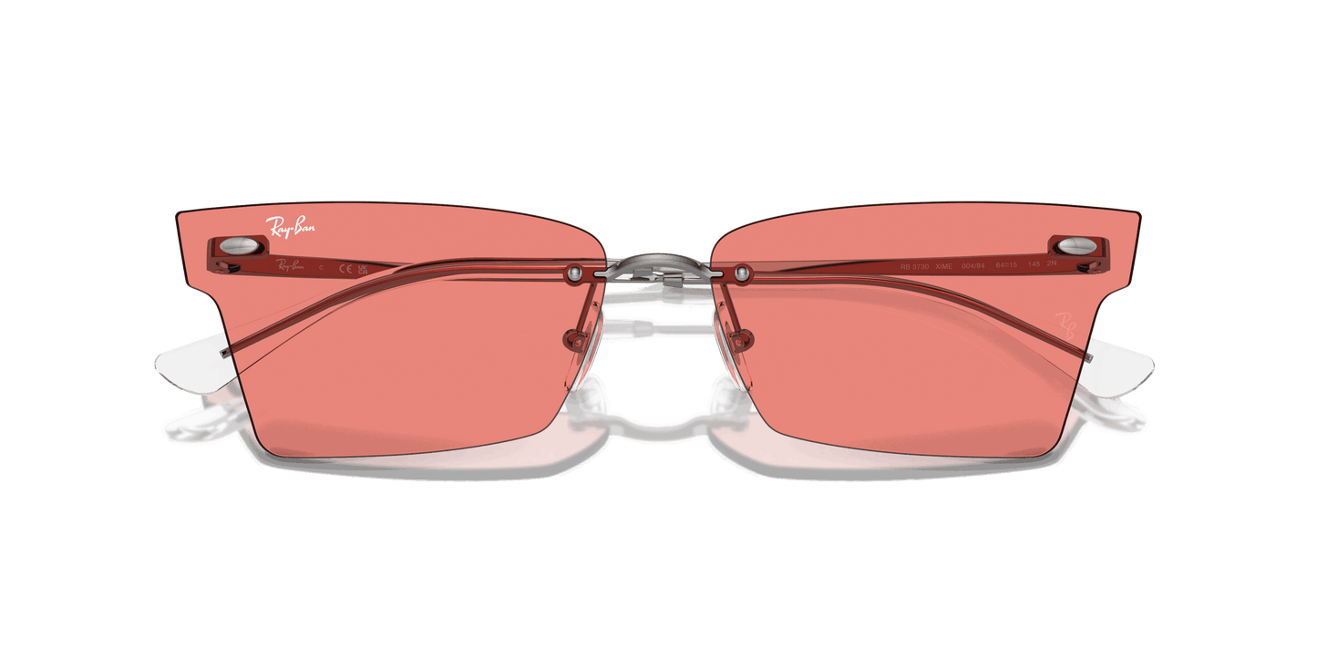 [Pink Lenses, Polished Gunmetal Frame]