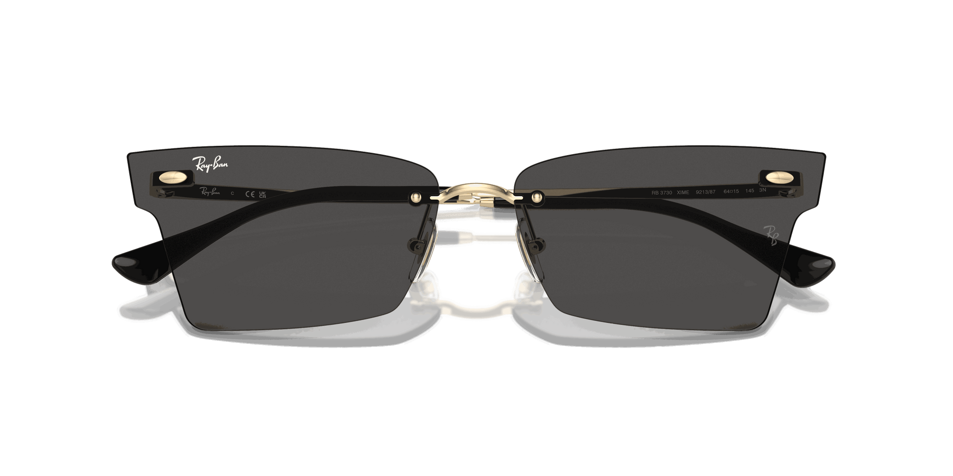 [Dark Grey Lenses, Polished Light Gold Frame]