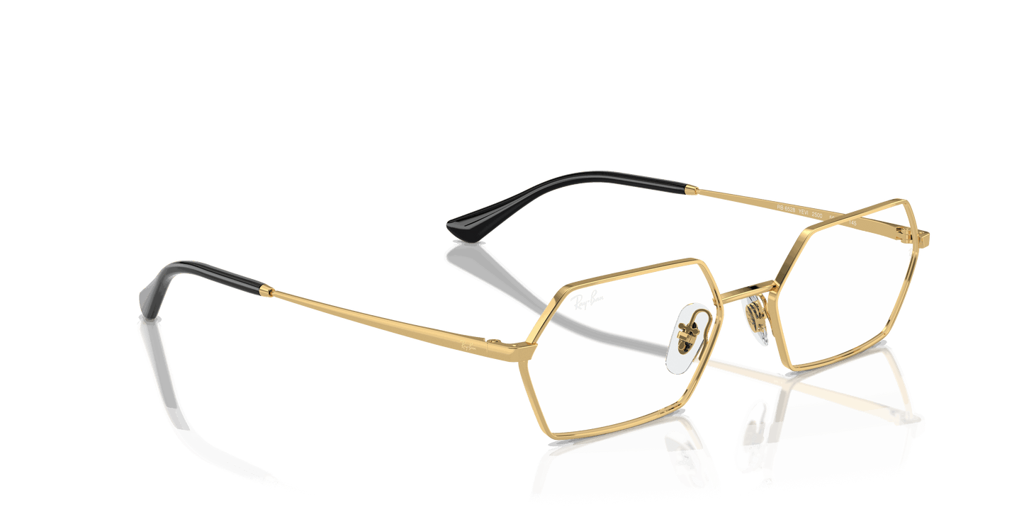 [Clear Lenses, Polished Arista Gold Frame]