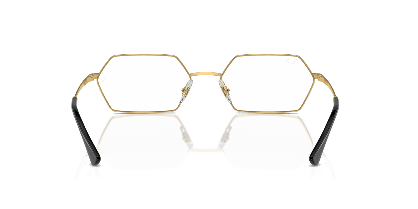 [Clear Lenses, Polished Arista Gold Frame]