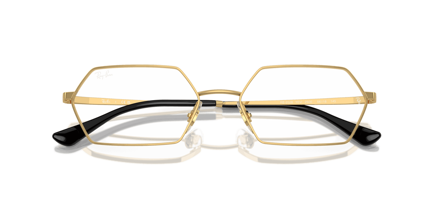 [Clear Lenses, Polished Arista Gold Frame]