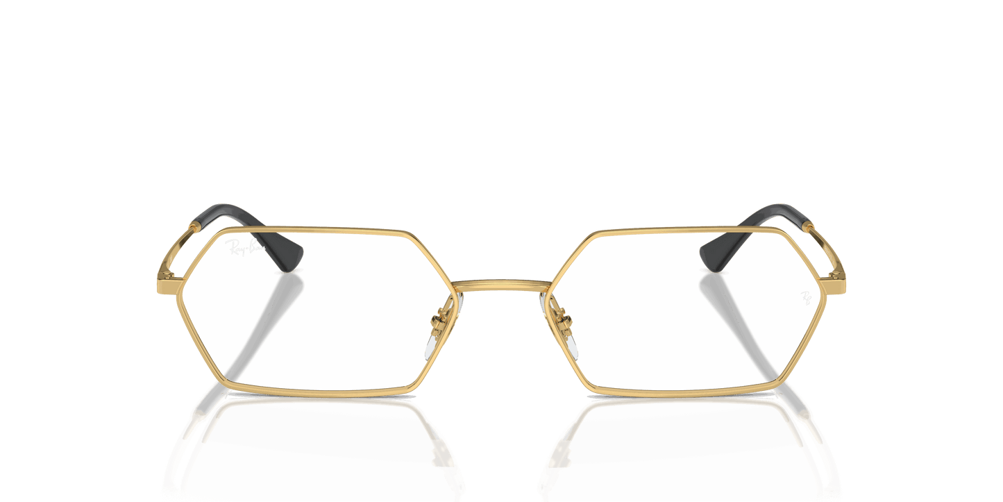 [Clear Lenses, Polished Arista Gold Frame]