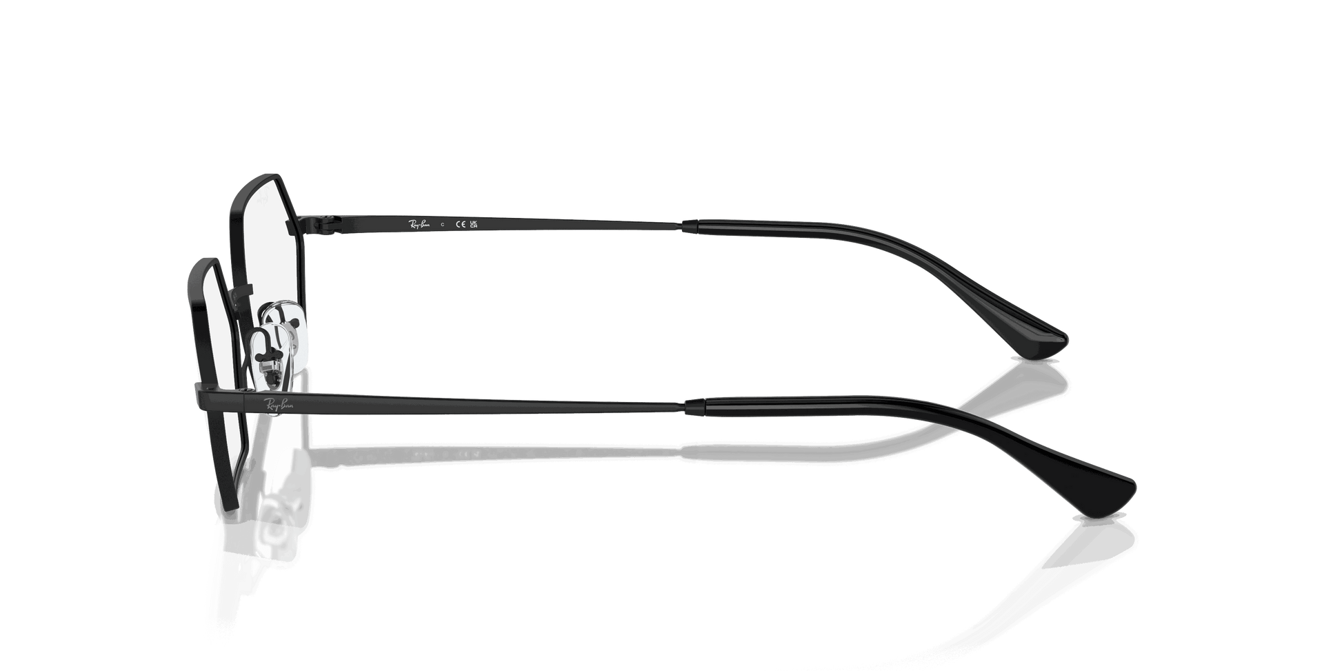 [Clear Lenses, Matte Black Frame]