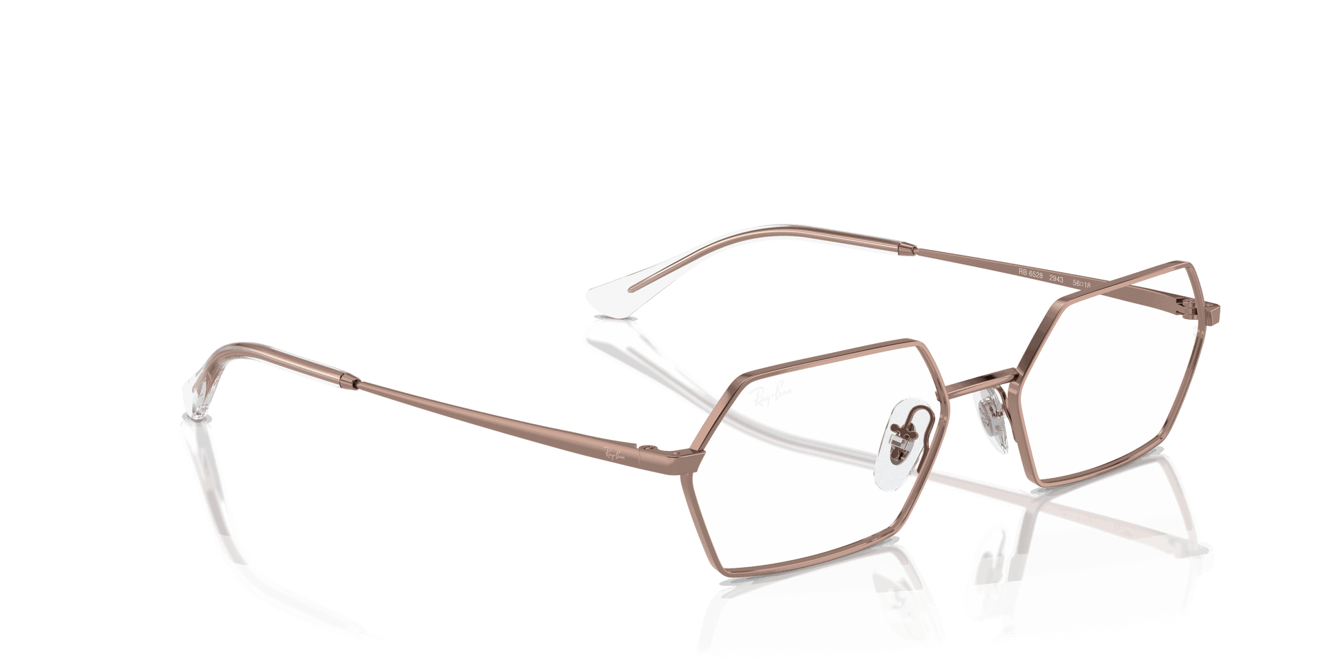 [Clear Lenses, Polished Copper Frame]