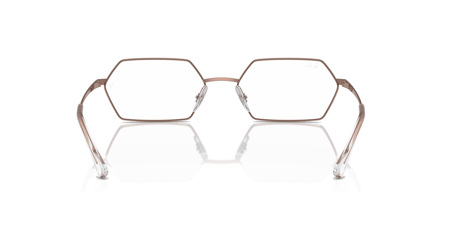 [Clear Lenses, Polished Copper Frame]