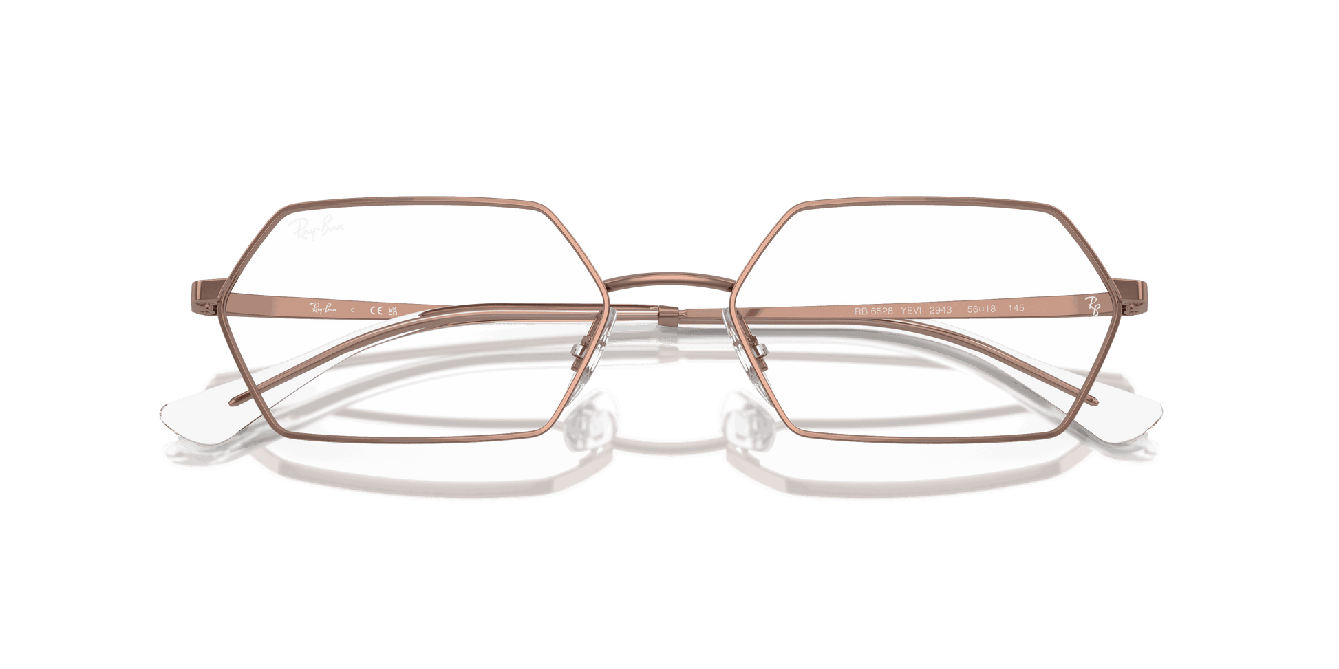 [Clear Lenses, Polished Copper Frame]