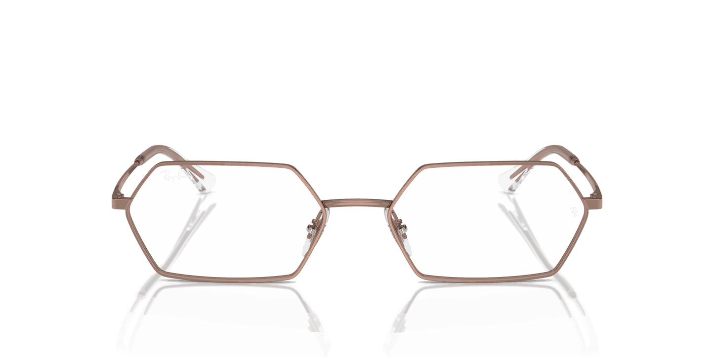 [Clear Lenses, Polished Copper Frame]