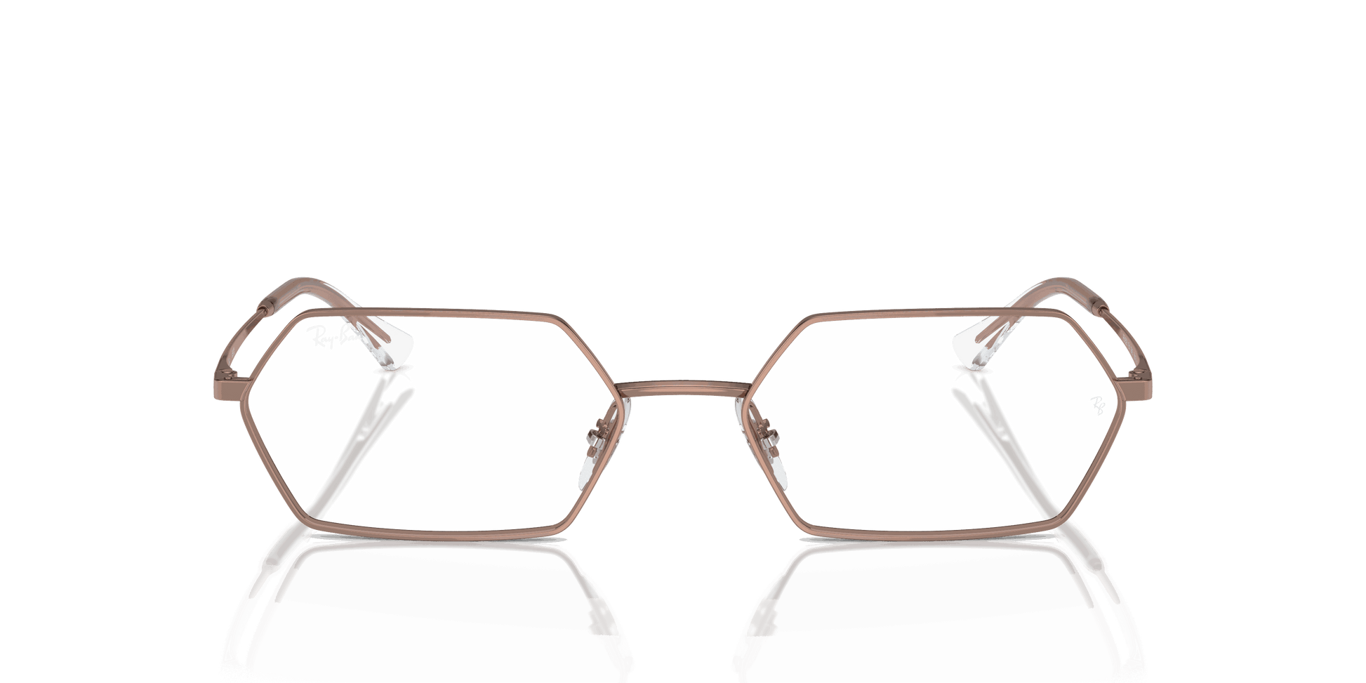 [Clear Lenses, Polished Copper Frame]