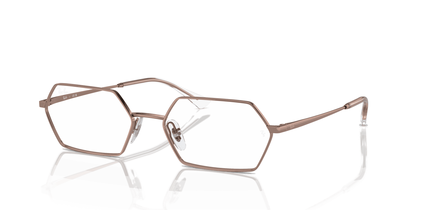 [Clear Lenses, Polished Copper Frame]