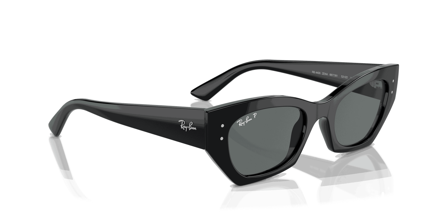 [Dark Grey Lenses, Polished Black Frame]