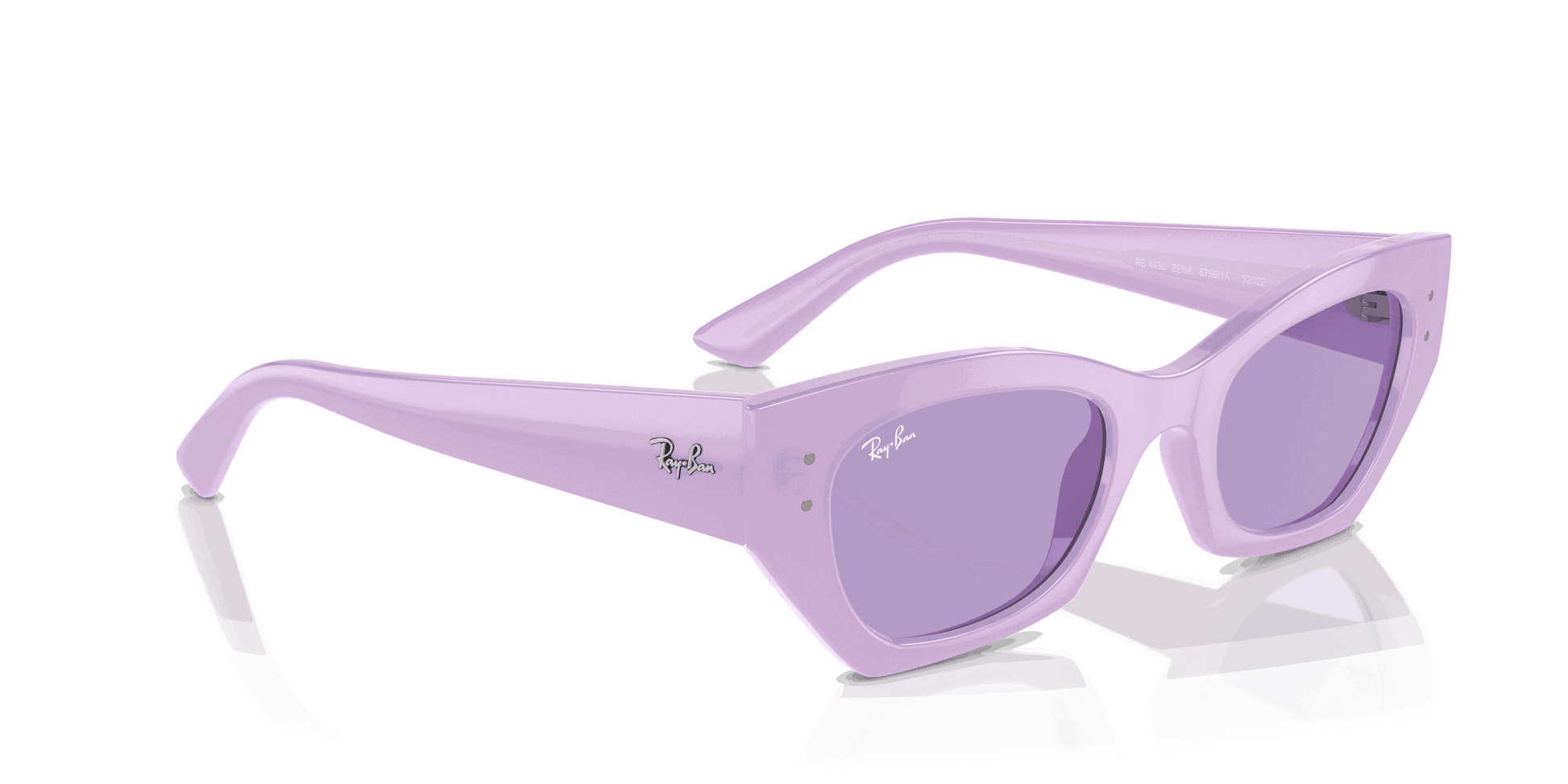 [Violet Lenses, Polished Lilac Frame]
