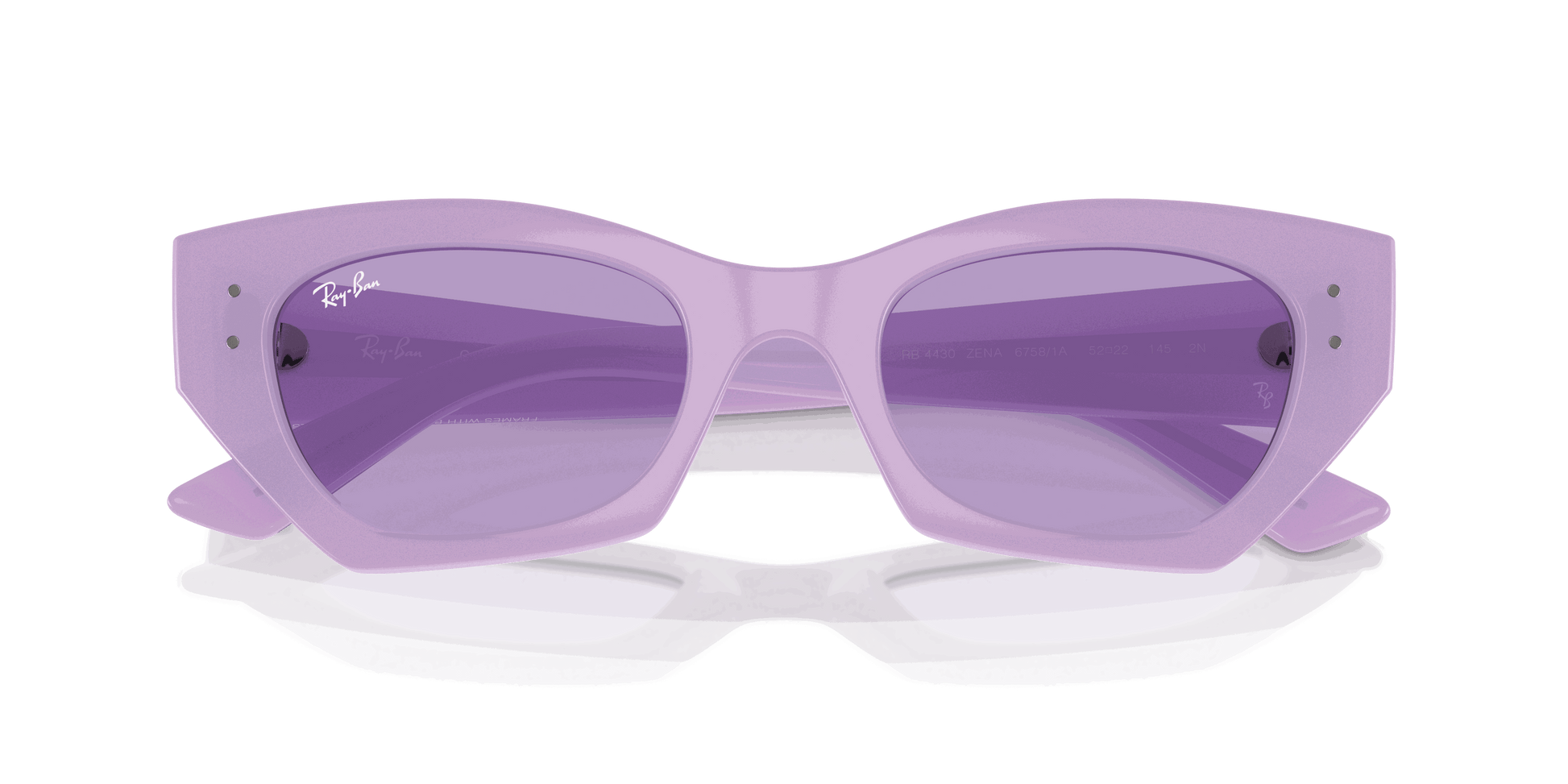 [Violet Lenses, Polished Lilac Frame]