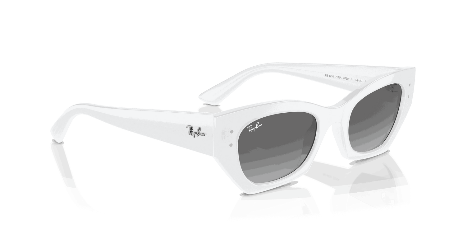 [Grey Lenses, Polished White Snow Frame]