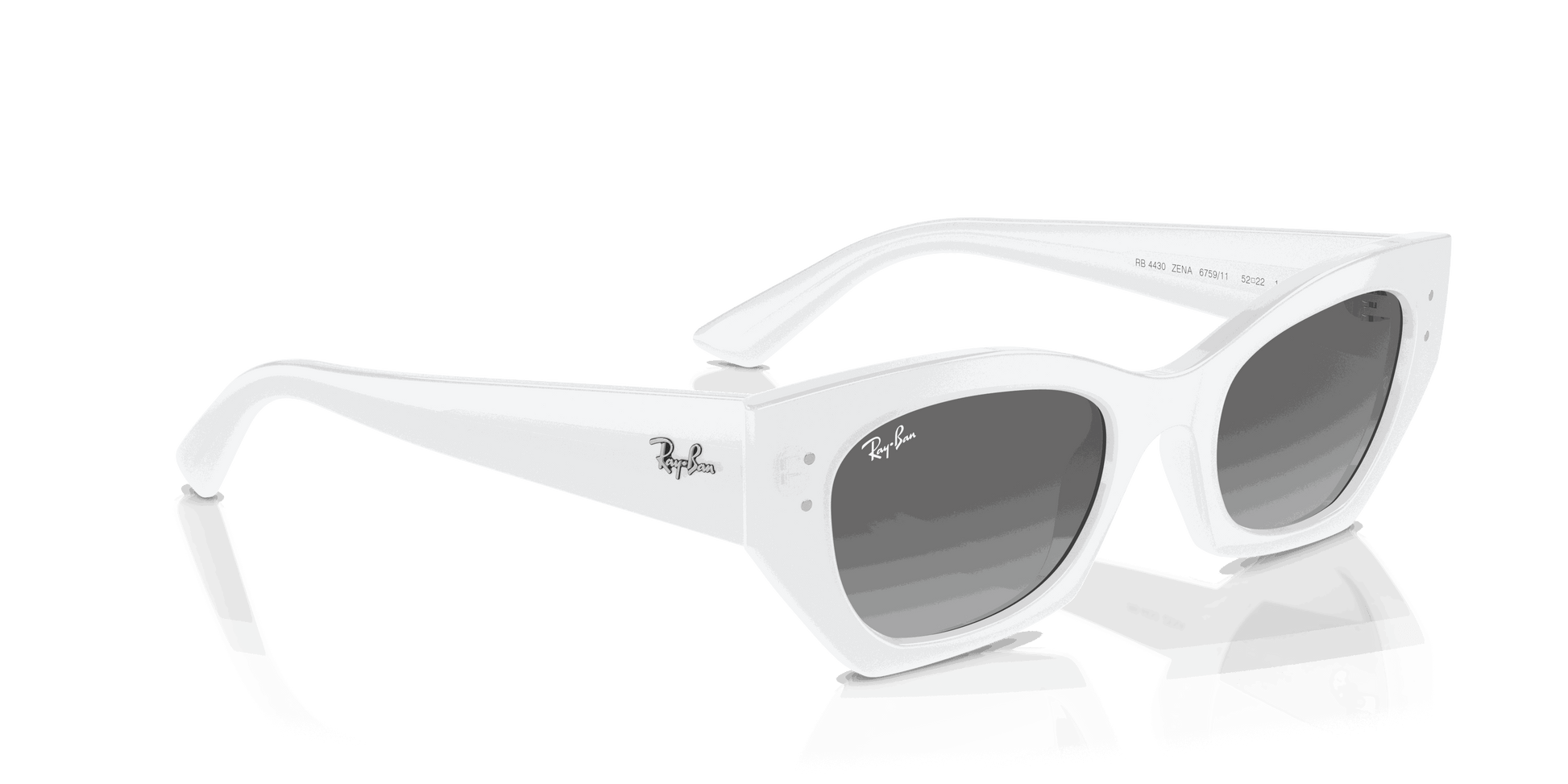 [Grey Lenses, Polished White Snow Frame]