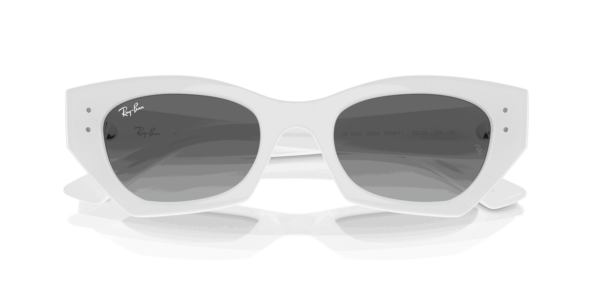 [Grey Lenses, Polished White Snow Frame]
