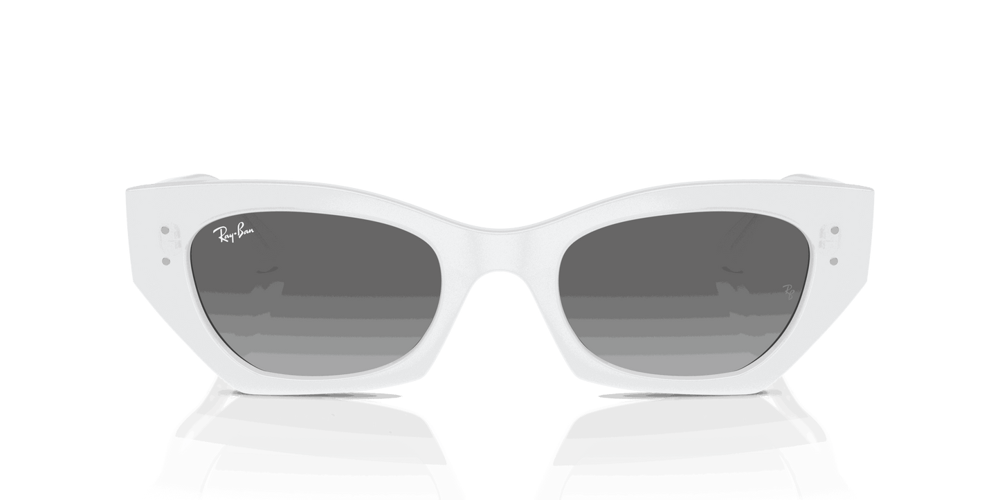 [Grey Lenses, Polished White Snow Frame]