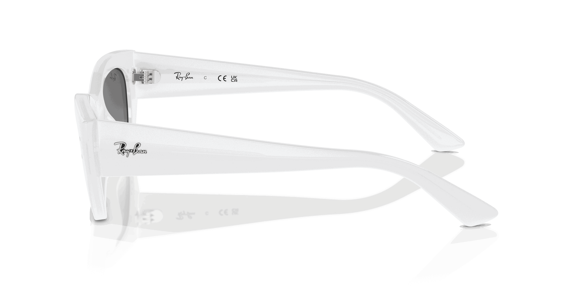 [Grey Lenses, Polished White Snow Frame]