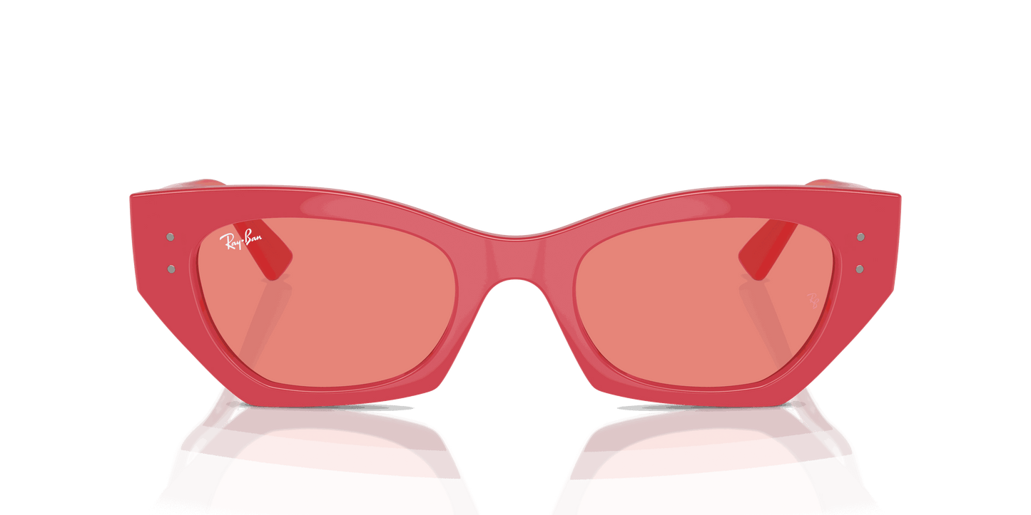 [Pink Lenses, Polished Red Cherry Frame]