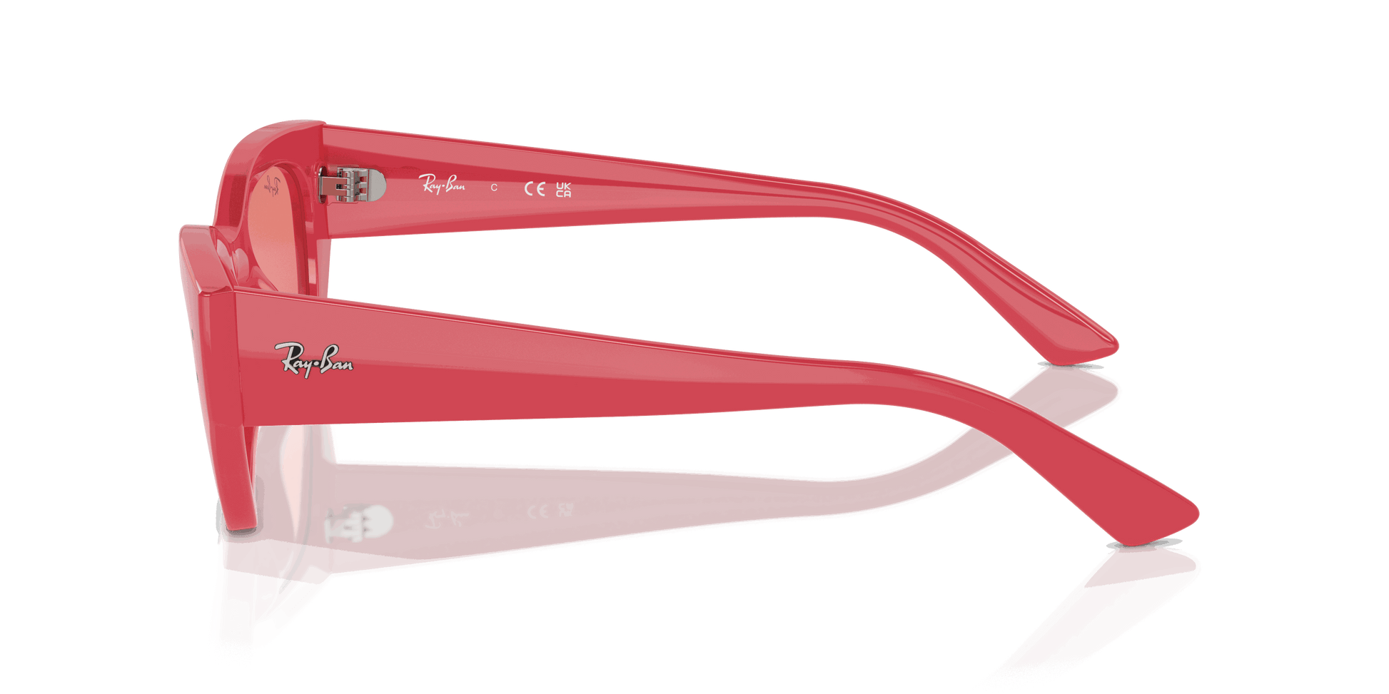 [Pink Lenses, Polished Red Cherry Frame]