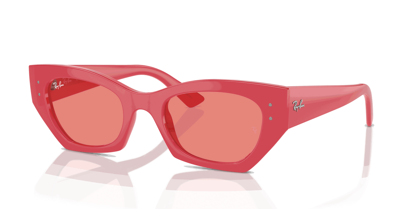 [Pink Lenses, Polished Red Cherry Frame]