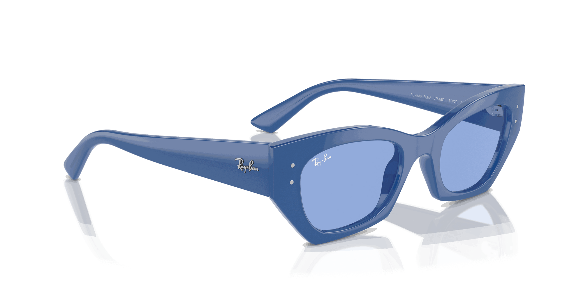 [Blue Lenses, Polished Electric Blue Frame]