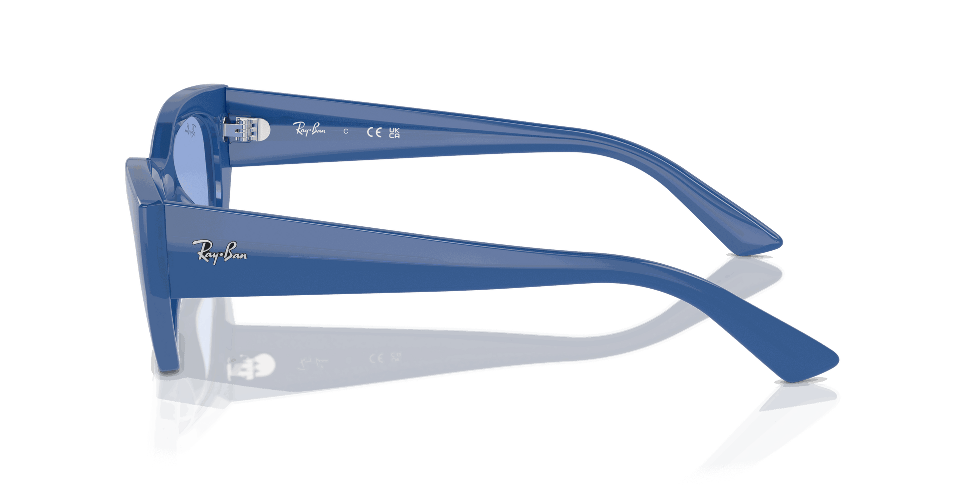 [Blue Lenses, Polished Electric Blue Frame]