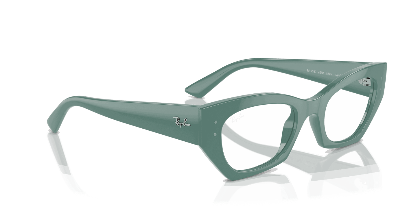 [Clear Lenses, Polished Algae Green Frame]