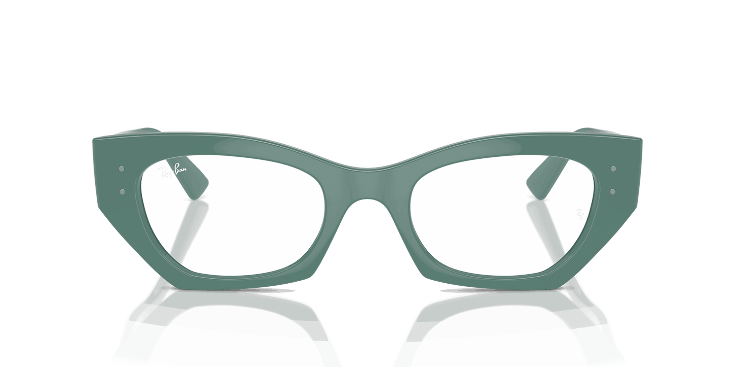 [Clear Lenses, Polished Algae Green Frame]