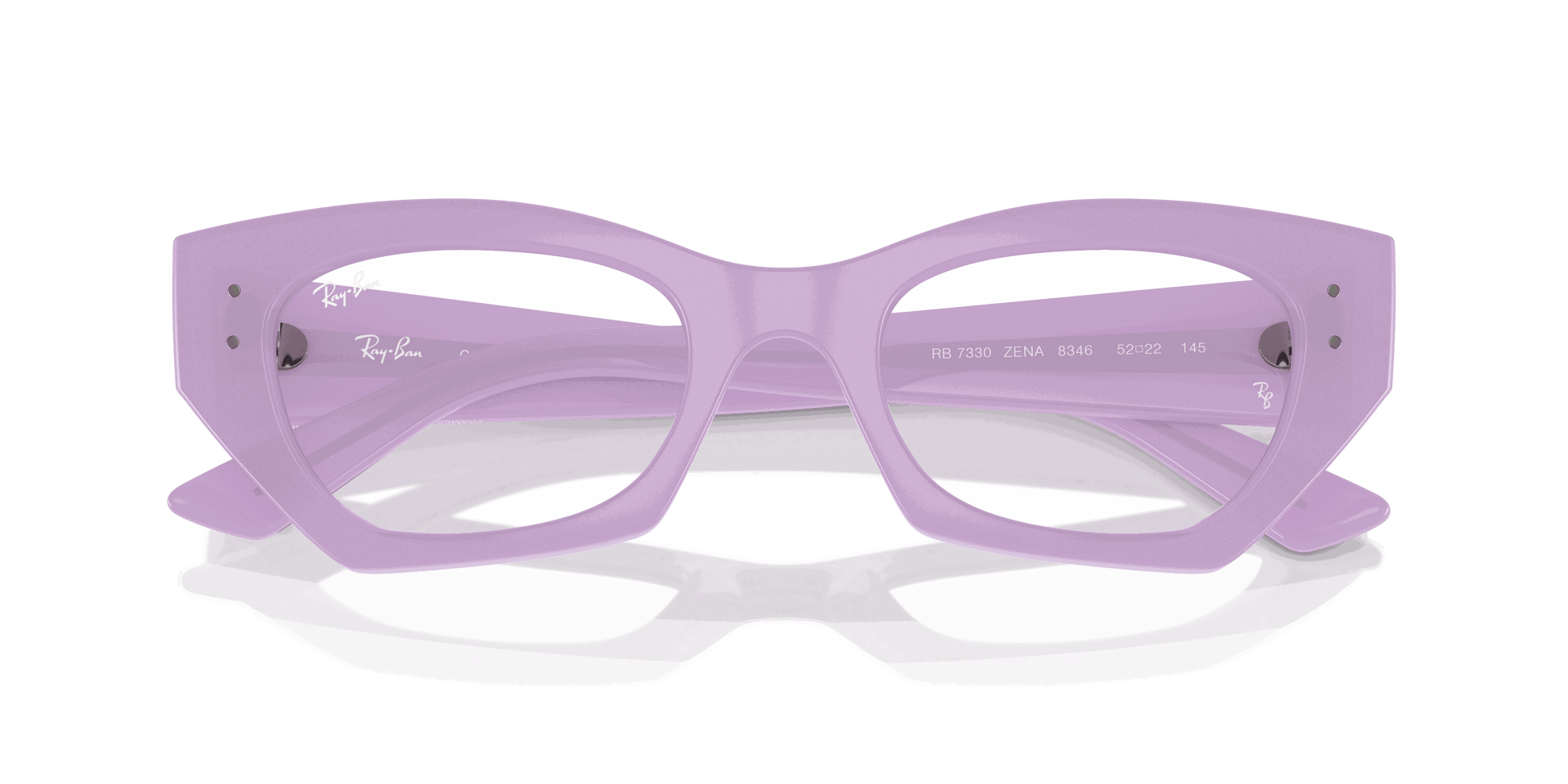 [Clear Lenses, Polished Lilac Frame]