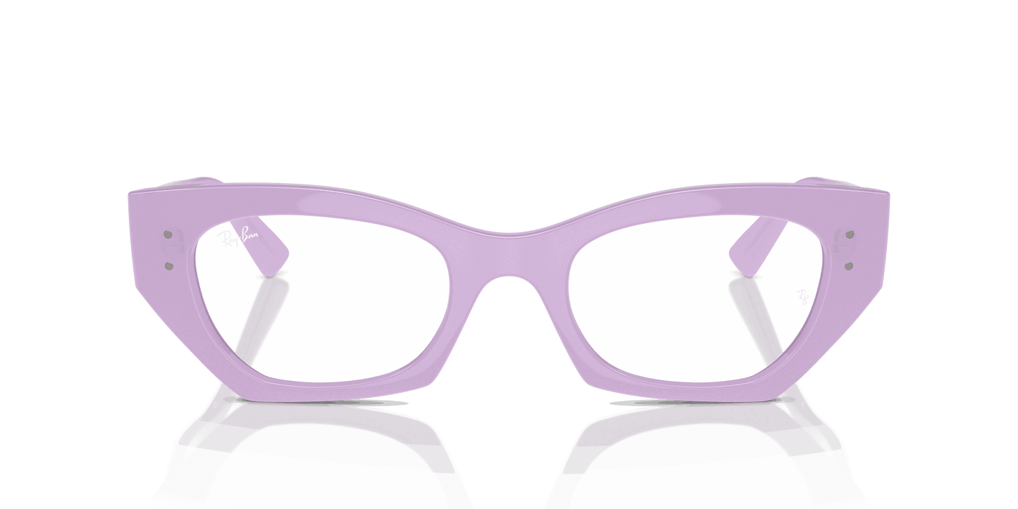 [Clear Lenses, Polished Lilac Frame]