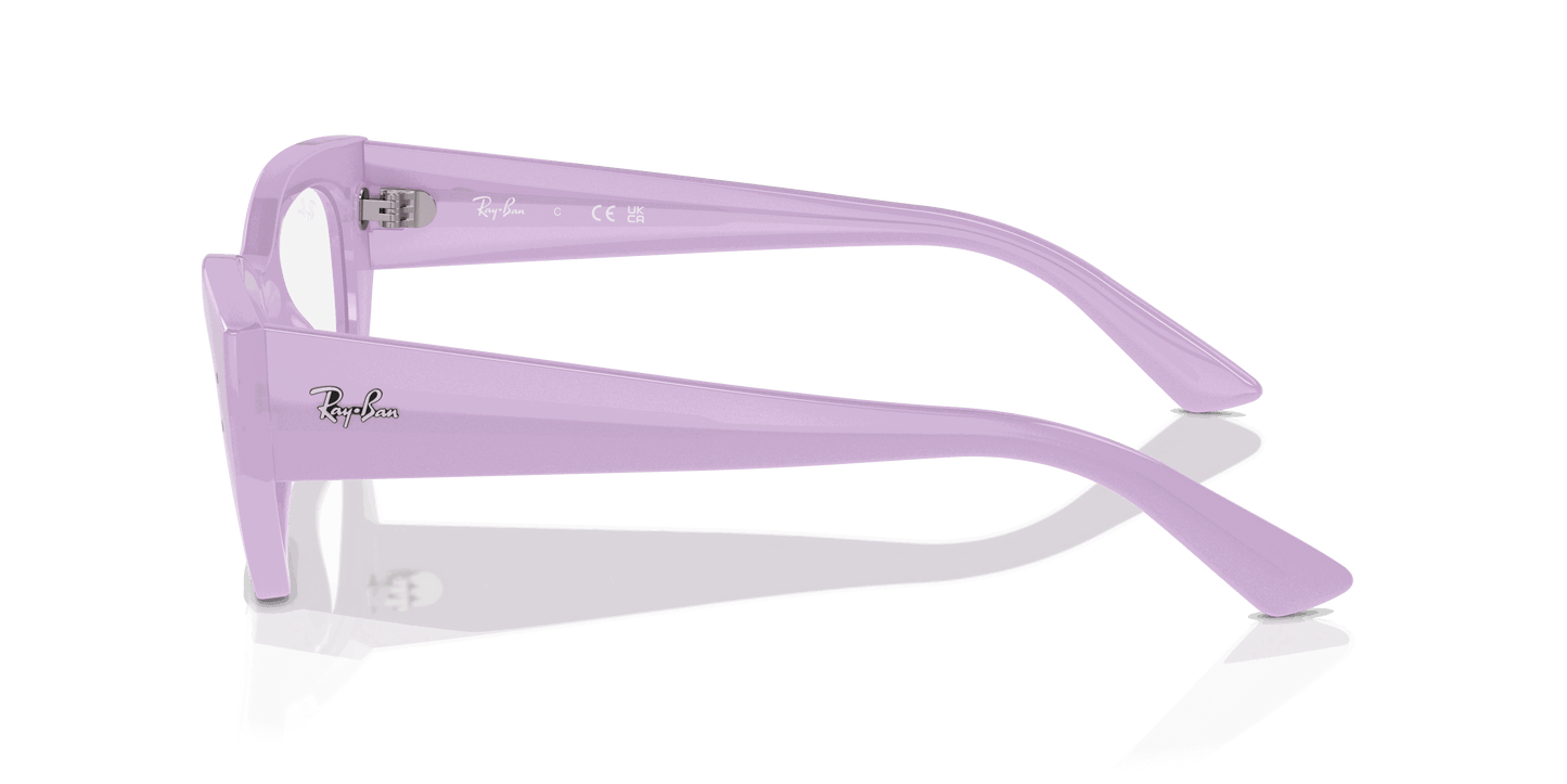 [Clear Lenses, Polished Lilac Frame]