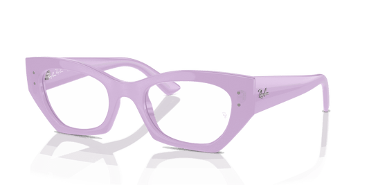 [Clear Lenses, Polished Lilac Frame]