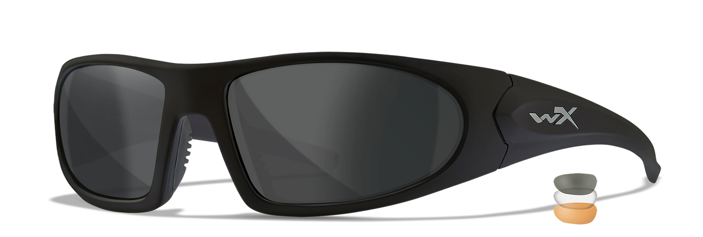 [Matte Black/Clear, Smoke Grey, Light Rust]