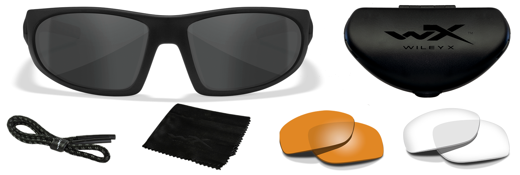 [Matte Black/Clear, Smoke Grey, Light Rust]