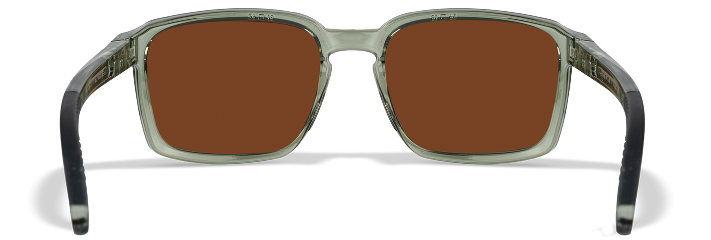 [Gloss Crystal Light Olive/CAPTIVATE™ Polarized Bronze Mirror]