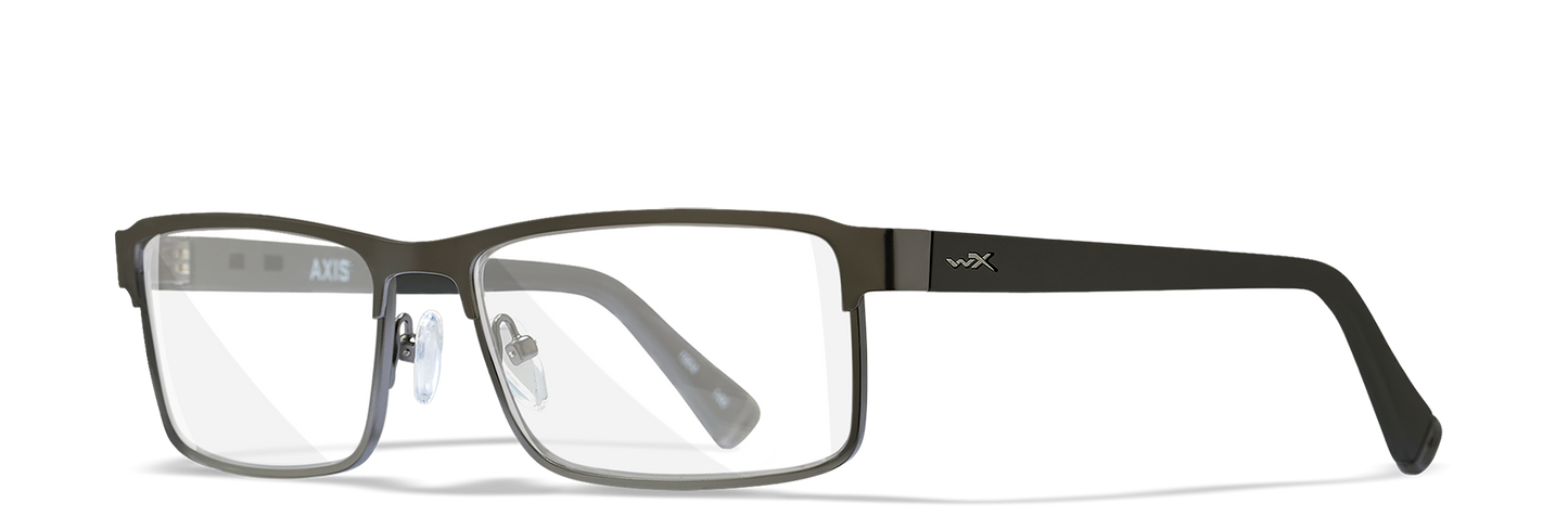 [Dark Gunmetal with Matte Utility Green Temples/Clear]