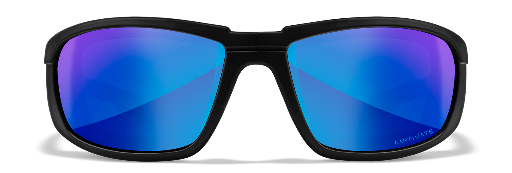 [Matte Black/CAPTIVATE™ Polarized Blue Mirror]