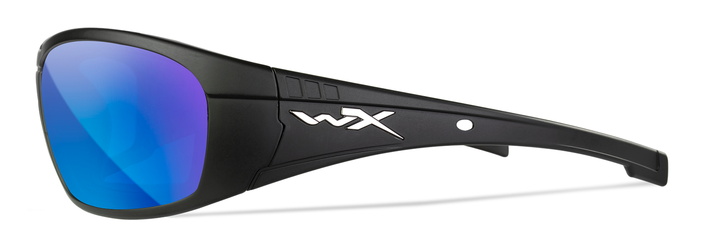 [Matte Black/CAPTIVATE™ Polarized Blue Mirror]