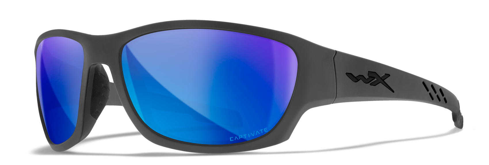 [Matte Grey/CAPTIVATE™ Polarized Blue Mirror]