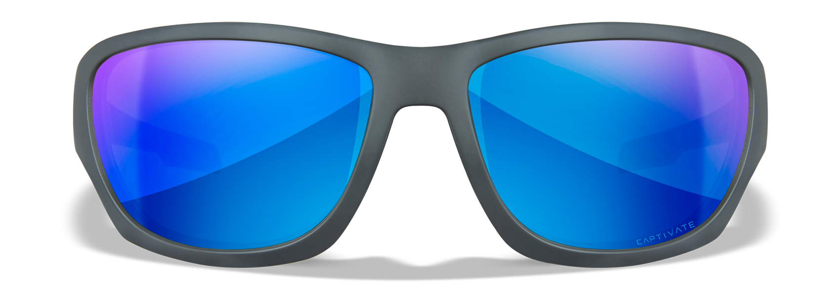 [Matte Grey/CAPTIVATE™ Polarized Blue Mirror]