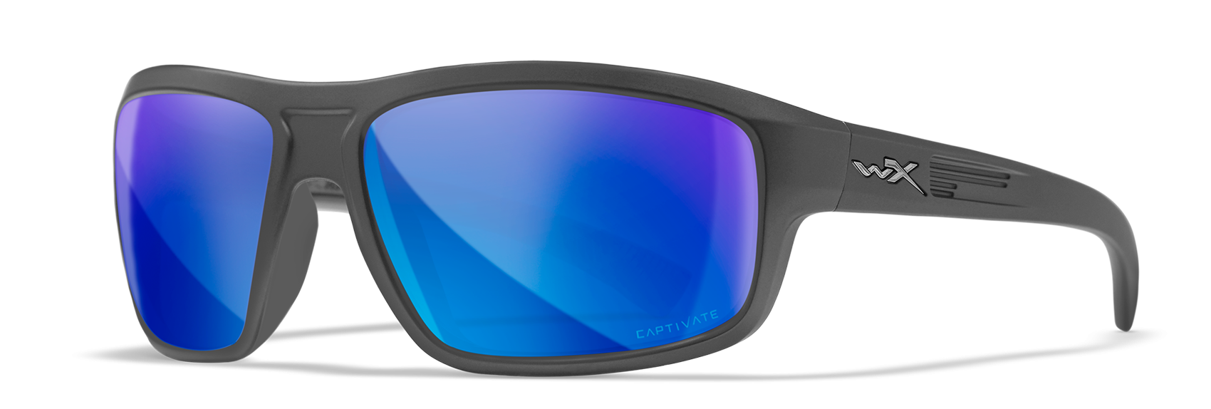 [Matte Graphite/CAPTIVATE™ Polarized Blue Mirror]