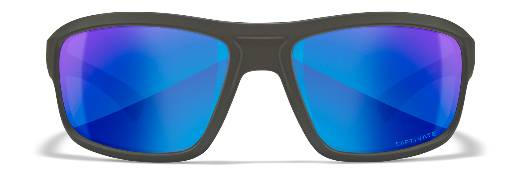 [Matte Graphite/CAPTIVATE™ Polarized Blue Mirror]