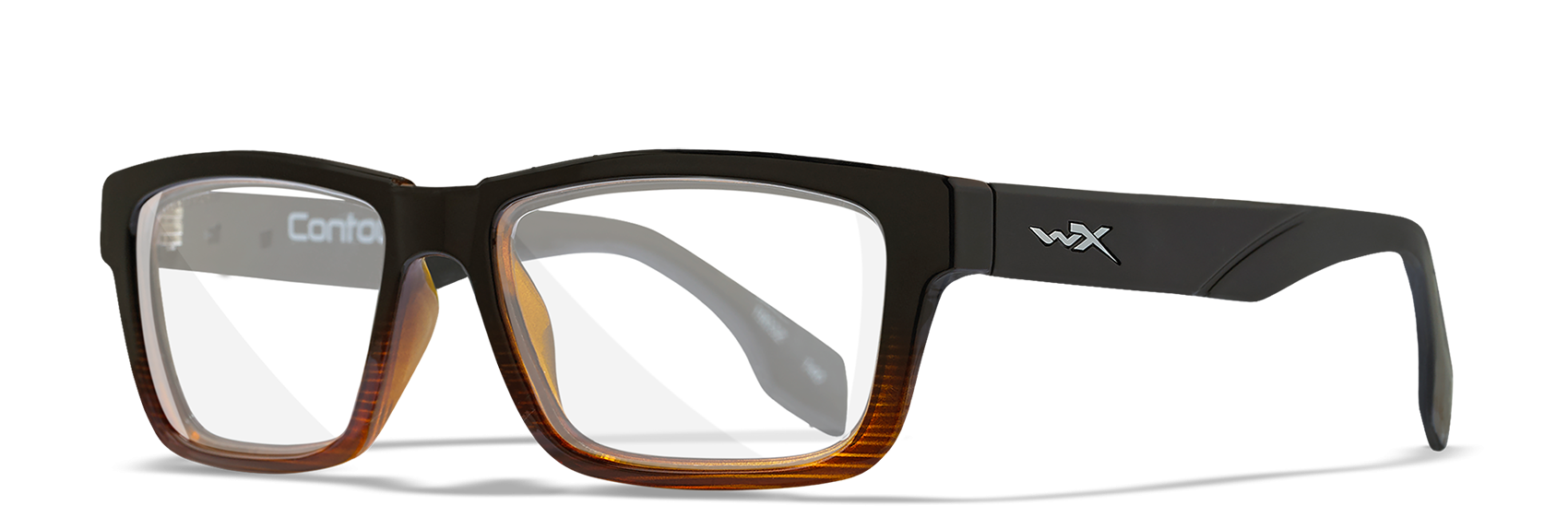 [Gloss Black To Brown Stripe/Clear]